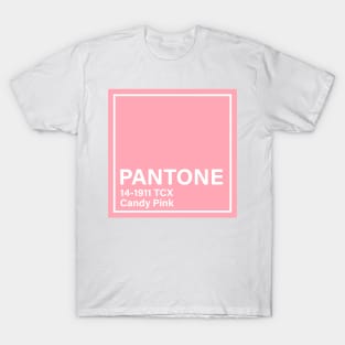 pantone 14-1911 TCX Candy Pink T-Shirt